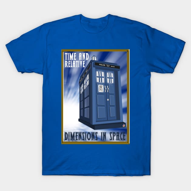 Tardis T-Shirt by rednessdesign